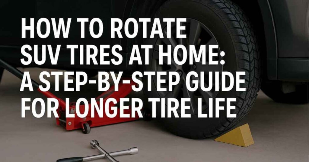 How to Rotate SUV Tires
