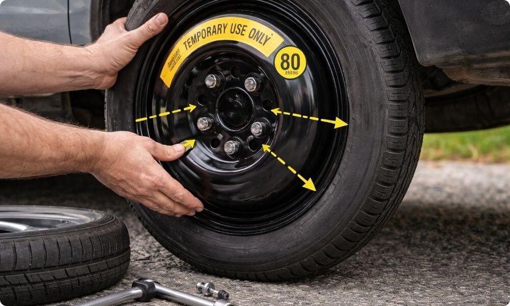 Install the Spare Tire