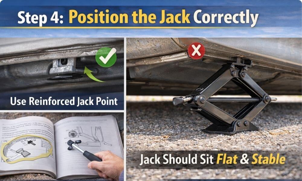 Position the Jack Correctly