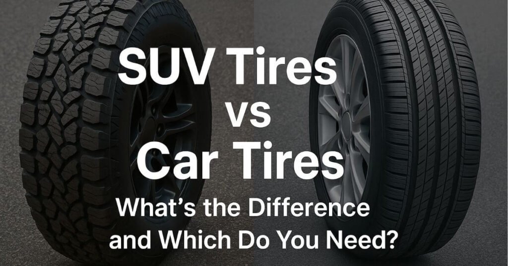 SUV Tires vs Car Tires