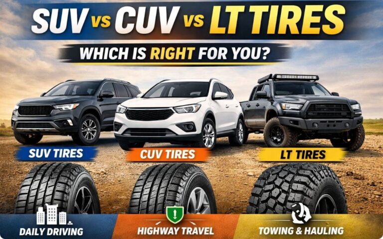 SUV vs CUV vs LT tires