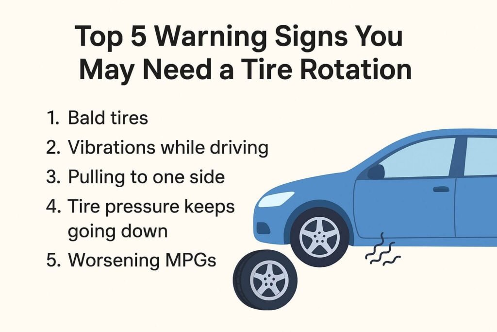 Top 5 Warning Signs You May Need a Tire Rotation