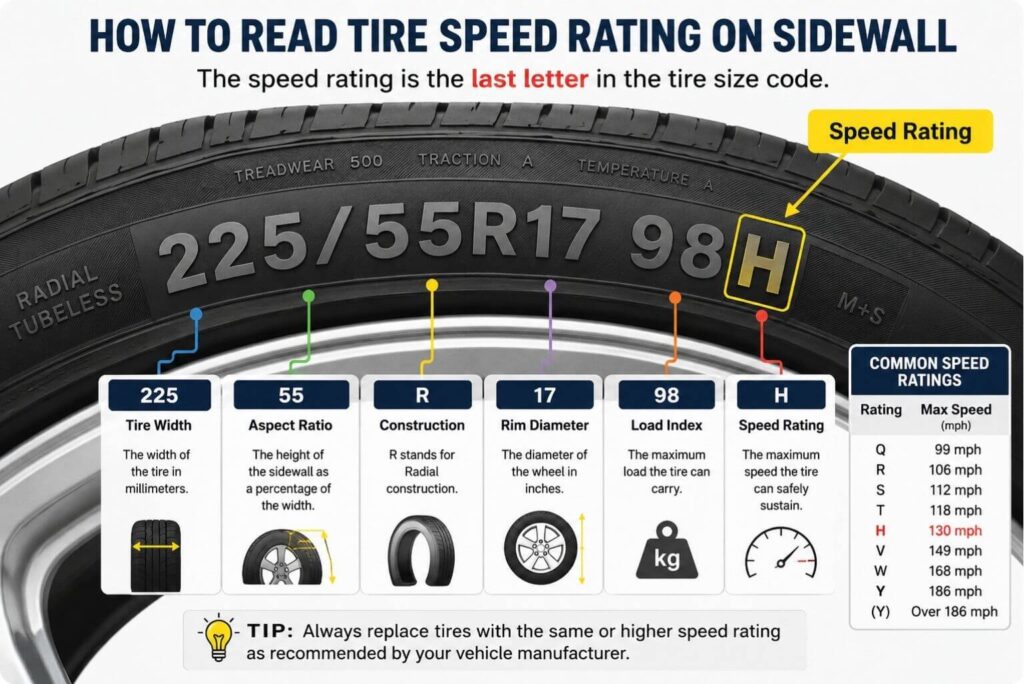 How to Read Tire Speed Rating and Load Index