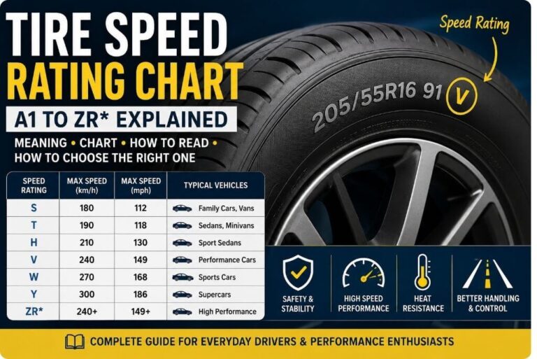 Tire Speed Rating Chart