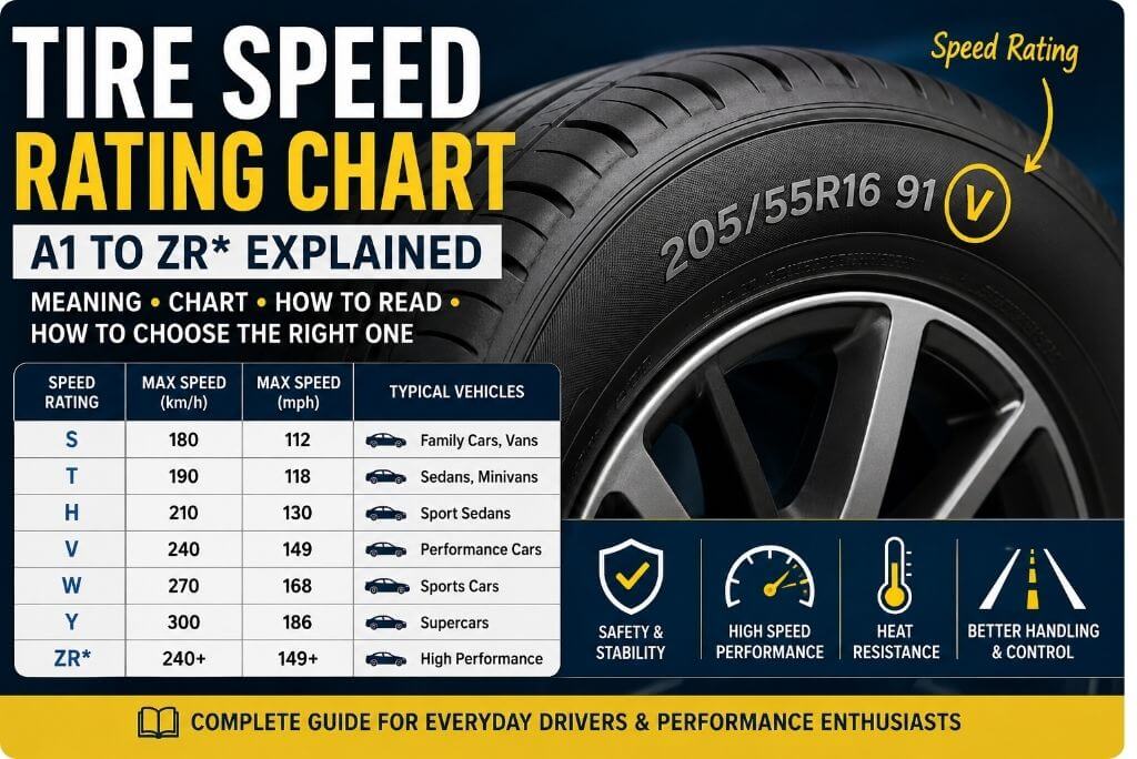 Tire Speed Rating Chart