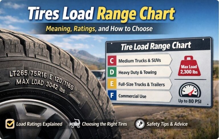Tires Load Range Chart