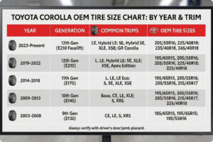 Sitemapcdatahttpthereferenznet2017 Toyota Corolla Le Tire Sizenull