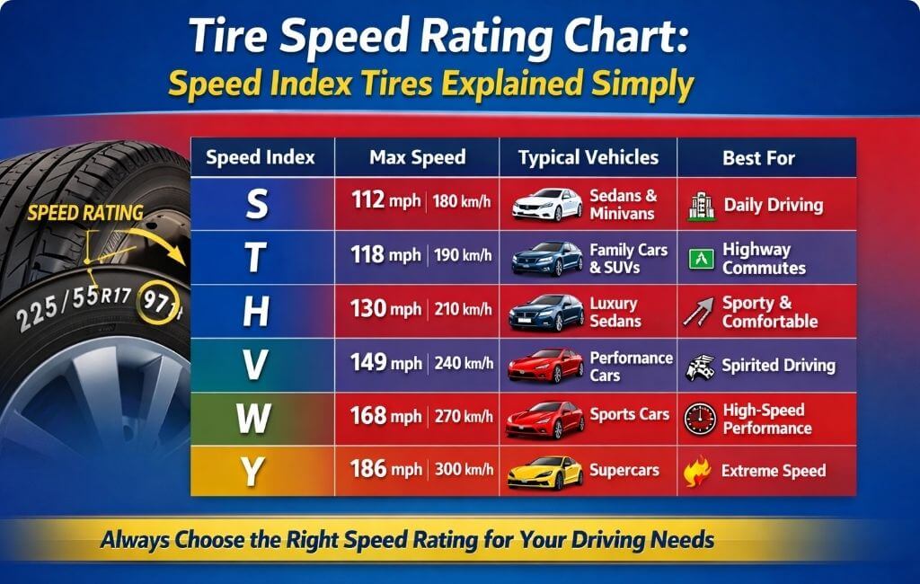 Speed Index Tires Chart