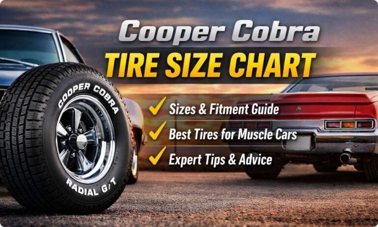 Cooper Cobra Tire Size Chart
