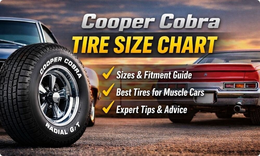 Cooper Cobra Tire Size Chart