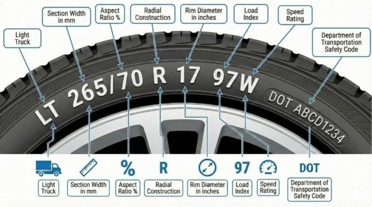 Tire Size Calculator (Free & Accurate)