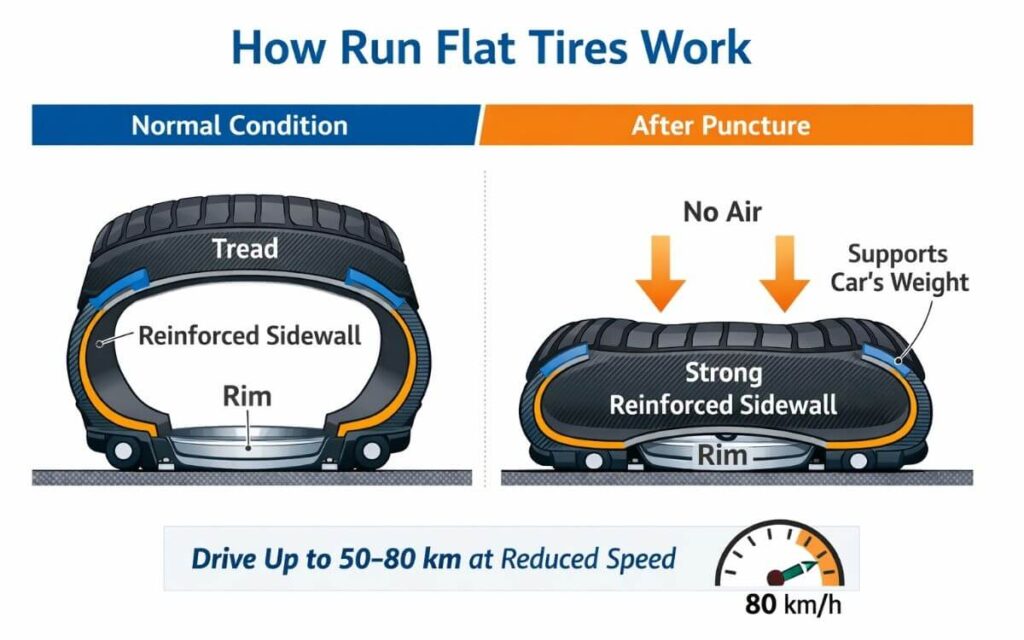 How Run Flat Tires Work