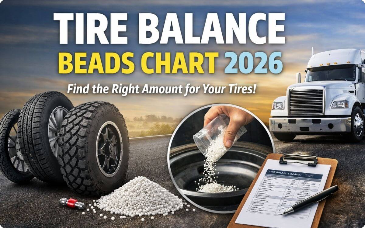 Tire Balance Beads Chart