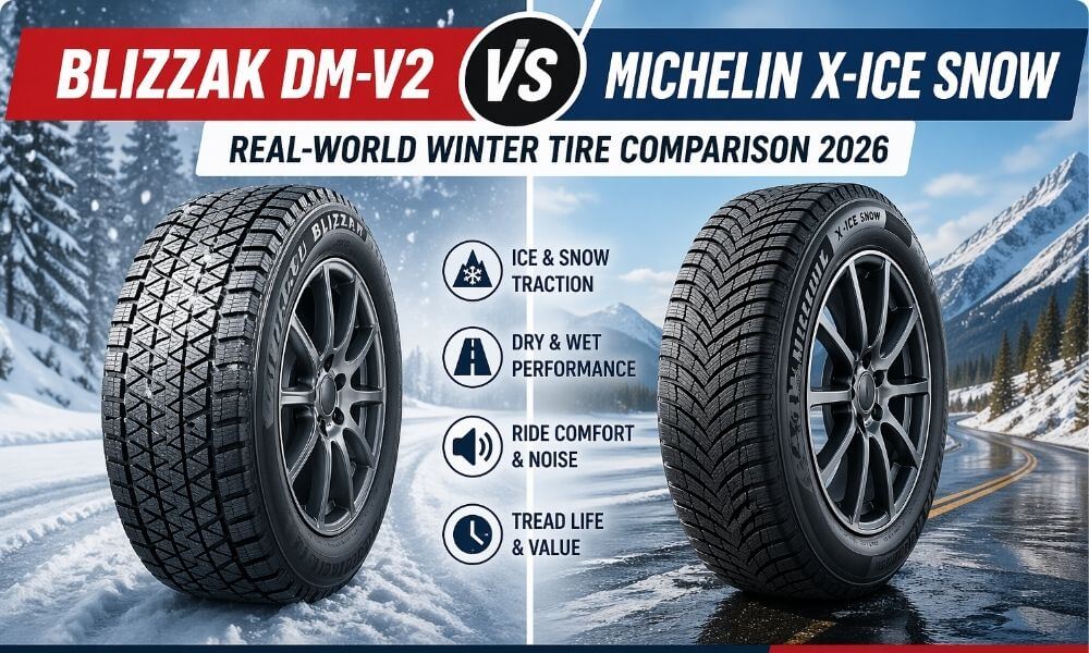 Bridgestone Blizzak DM-V2 vs Michelin X-Ice Snow