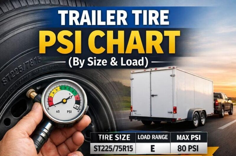 Trailer Tire PSI Chart