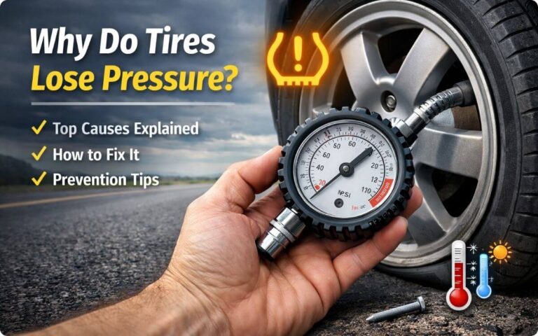 why do tires lose pressure