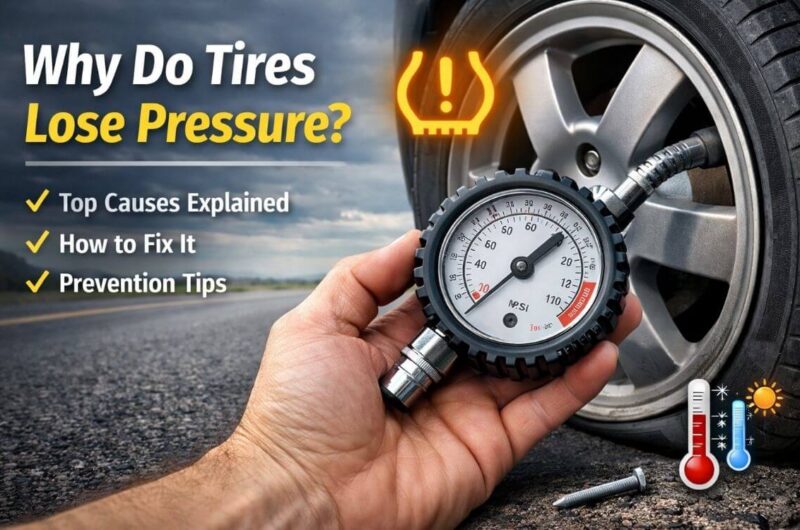 why do tires lose pressure