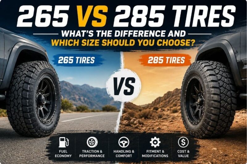 265 vs 285 tires comparison