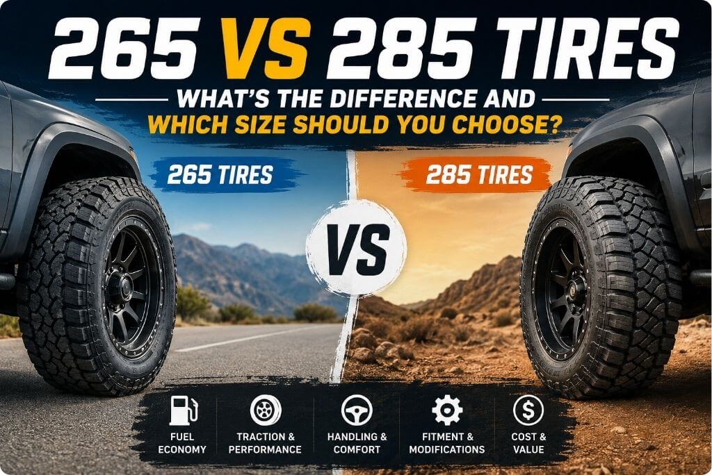 265 vs 285 tires comparison