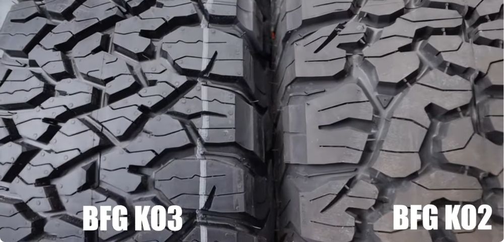BF Goodrich KO2 vs KO3: Side-by-Side Comparison