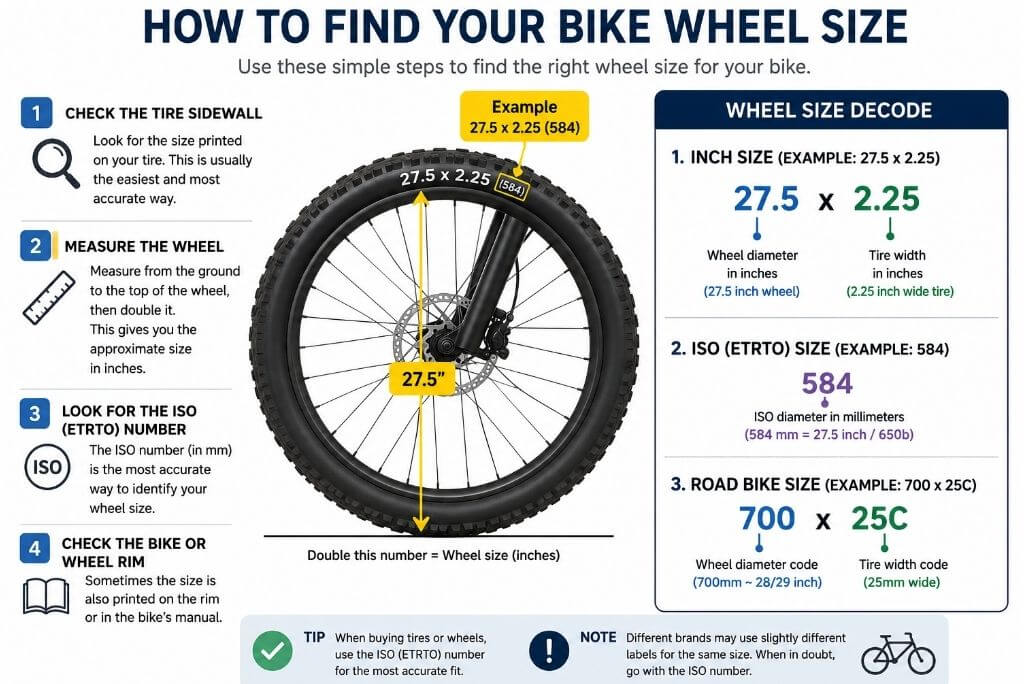 How to Find Your Bike Wheel Size