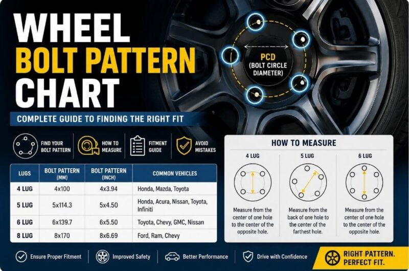Wheel Bolt Pattern Chart