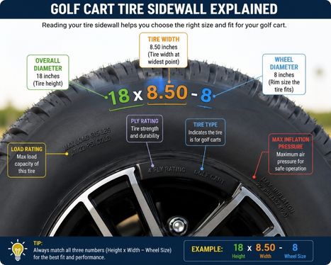 Golf Cart Tire Sidewall Explained