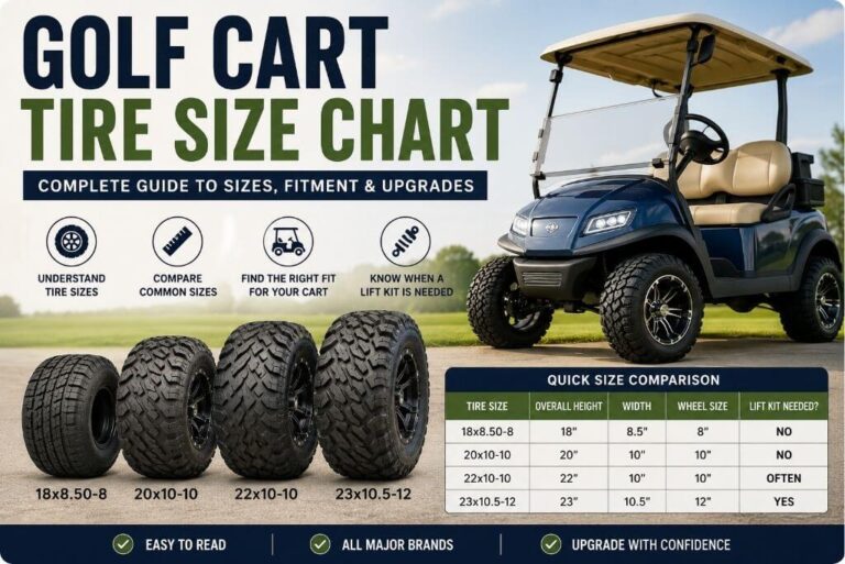 Golf Cart Tire Size Chart