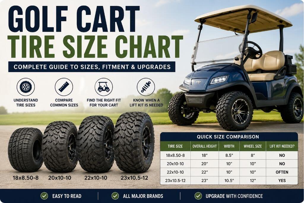Golf Cart Tire Size Chart