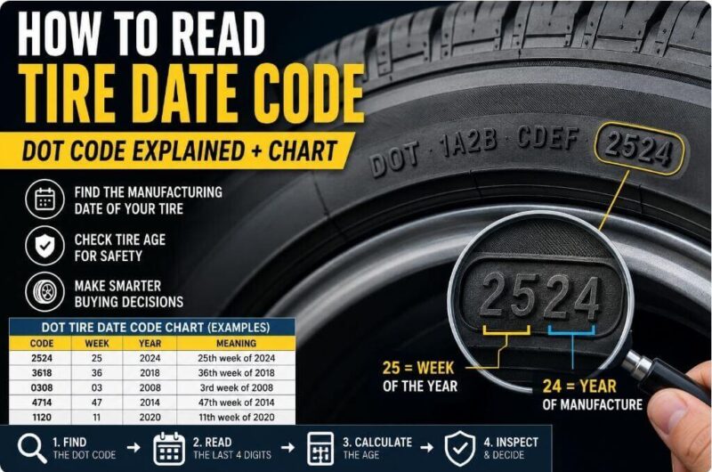 How to Read Tire Date Code