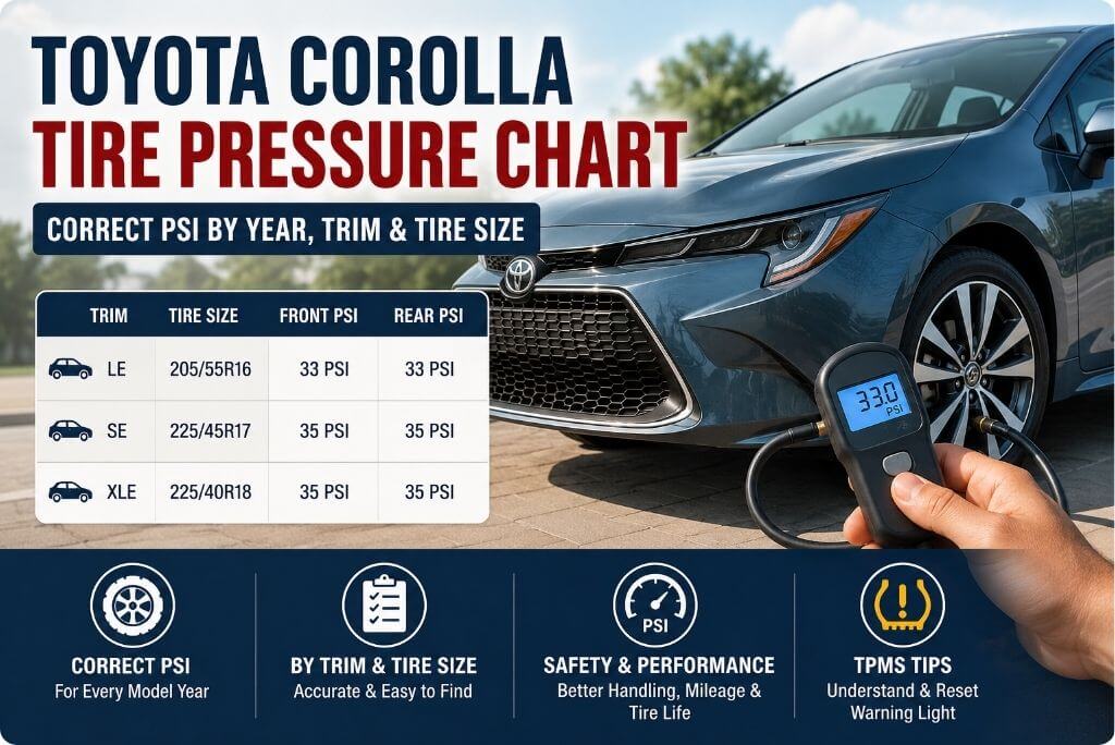 Toyota Corolla Tire Pressure