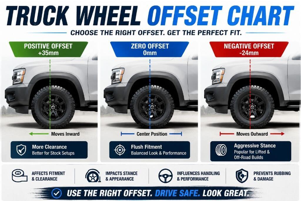 Truck Wheel Offset Chart