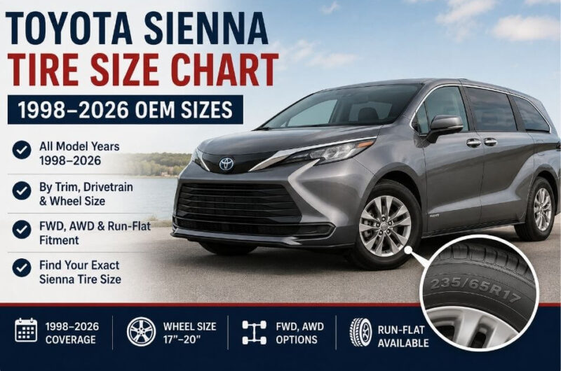 Toyota Sienna Tire Size