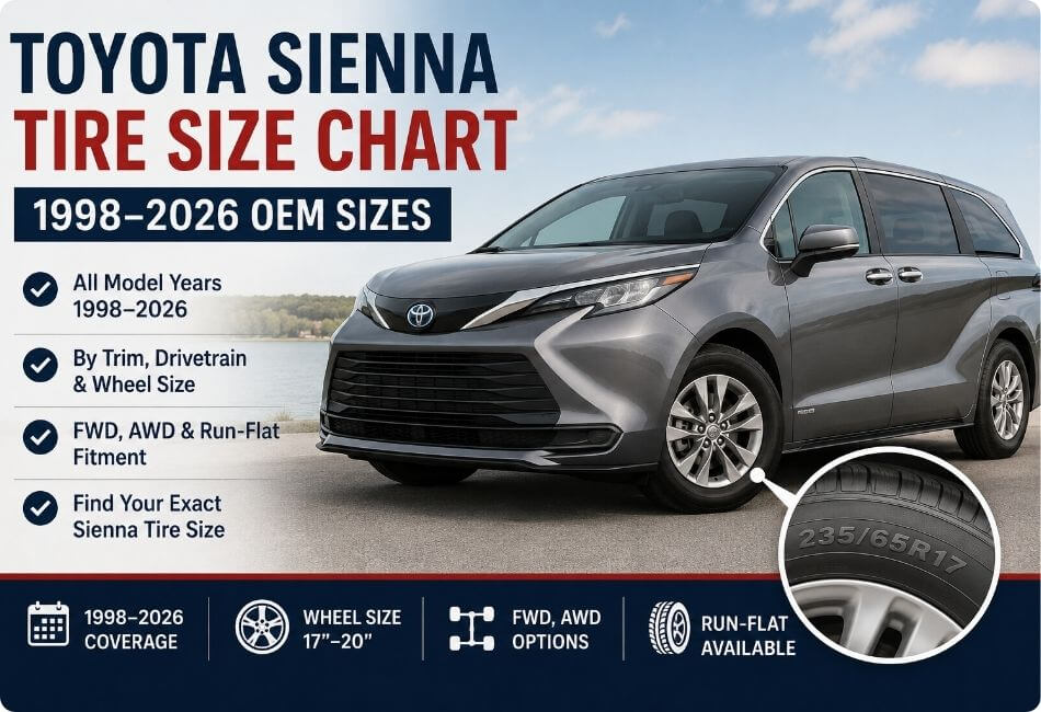 Toyota Sienna Tire Size