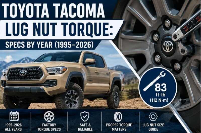 Toyota Tacoma Lug Nut Torque