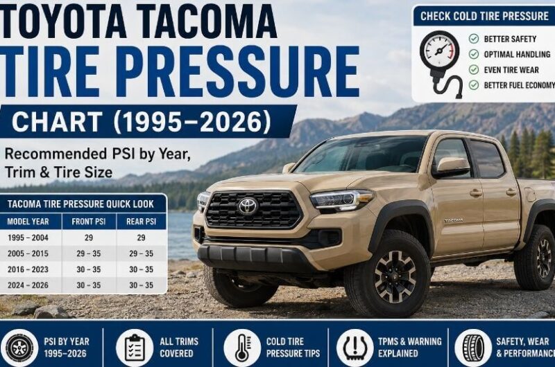Toyota Tacoma tire pressure