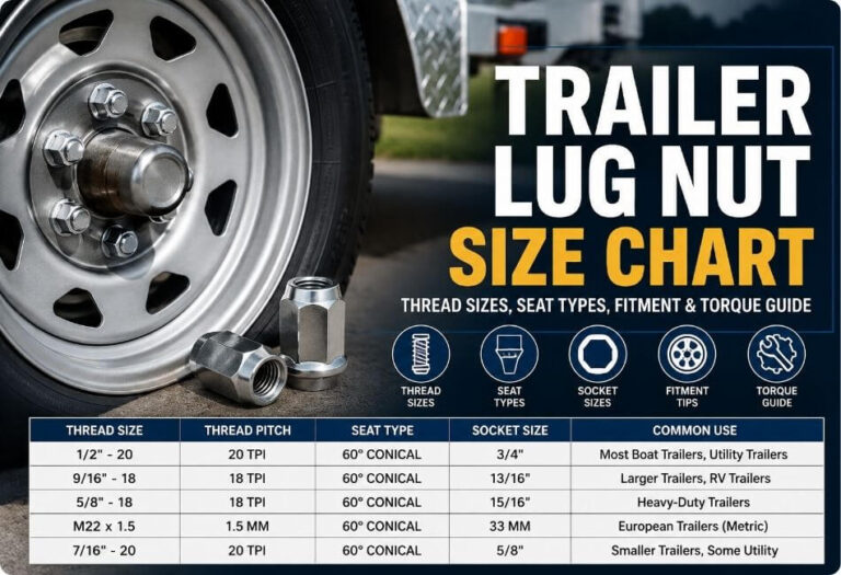 Trailer Lug Nut Size Chart