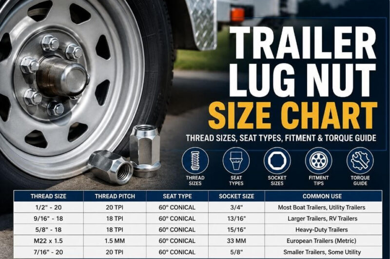 Trailer Lug Nut Size Chart