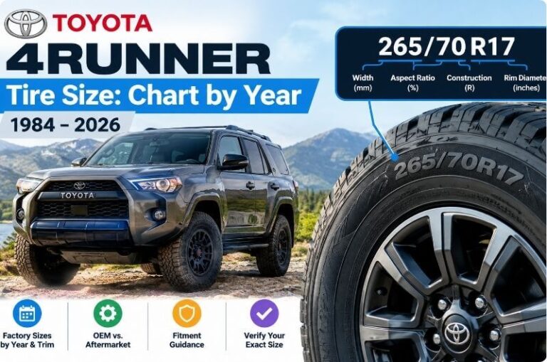 Toyota 4Runner Tire Size