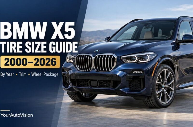 BMW X5 Tire Size Guide 200-2026