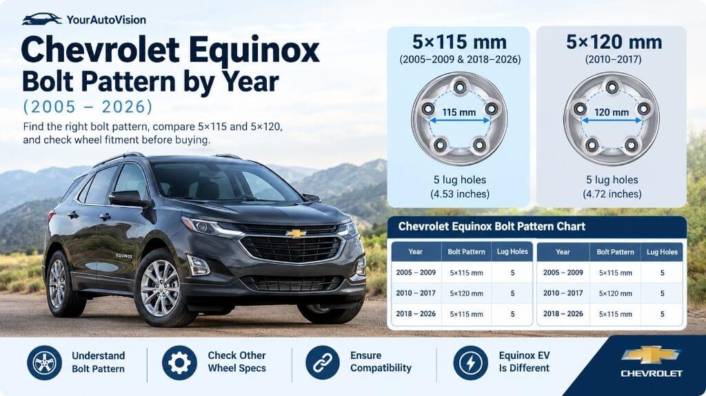 Chevrolet Equinox Bolt Pattern