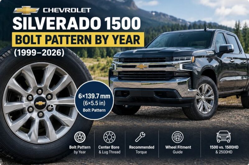 Chevrolet Silverado 1500 Bolt Pattern